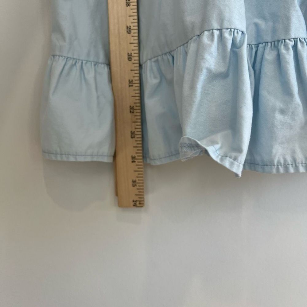 ZARA Light Blue Smocked Tiered Dress – Size XS - Picture 5 of 10